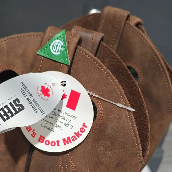 TC Dark Brown Western Boots - Picture 4 of 9